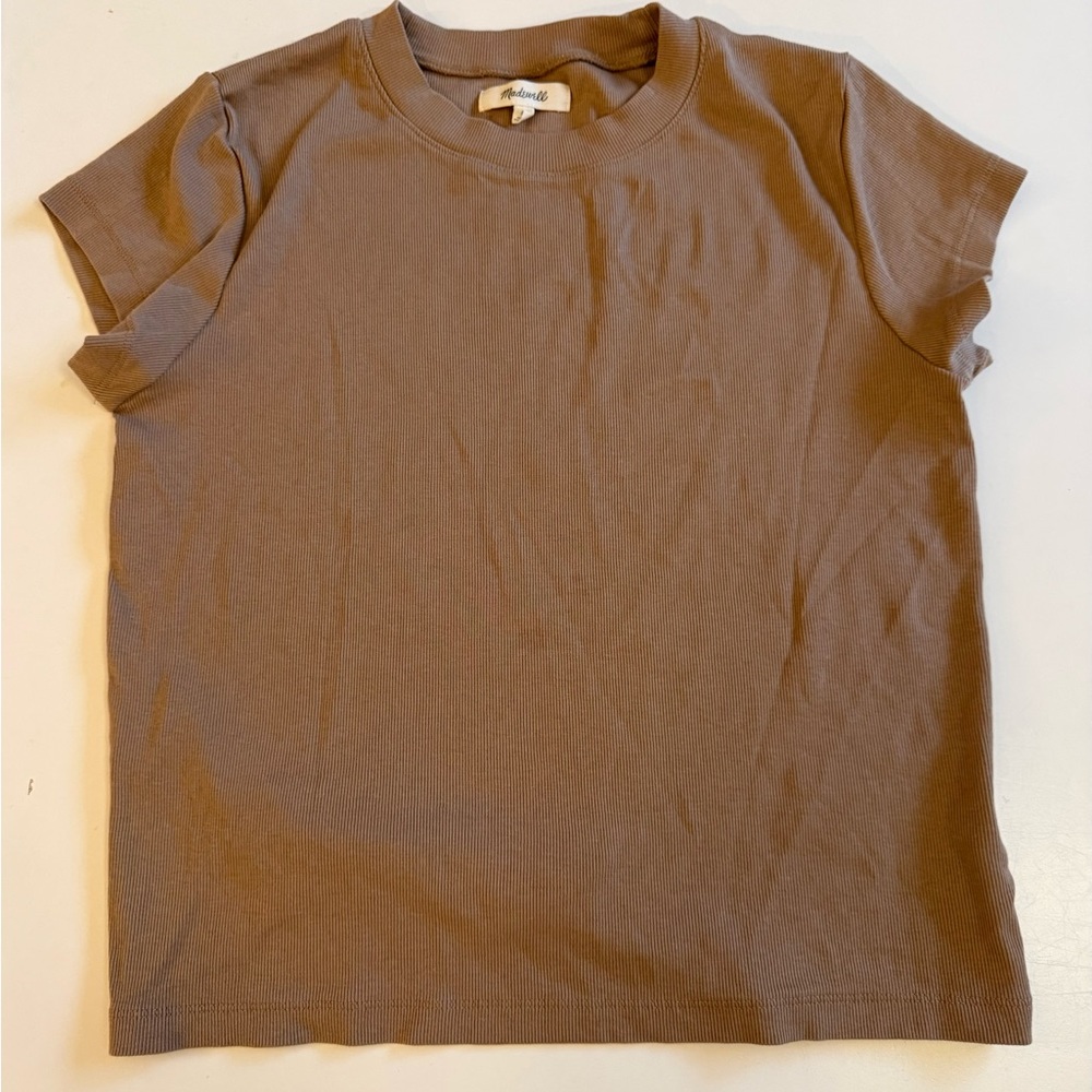 Madewell Tee in Camel